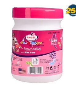 Little Angel Baby Wipes Thick & Fluffy With Aloe Vera 250 Count.