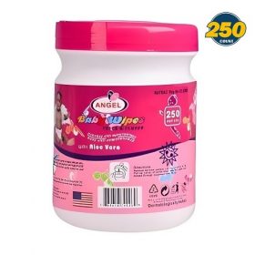 Little Angel Baby Wipes Thick & Fluffy With Aloe Vera 250 Count.
