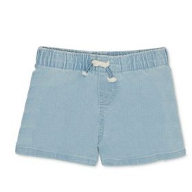 Garanimals Baby Boys Solid Denim Jeans Shorts -  Light Blue