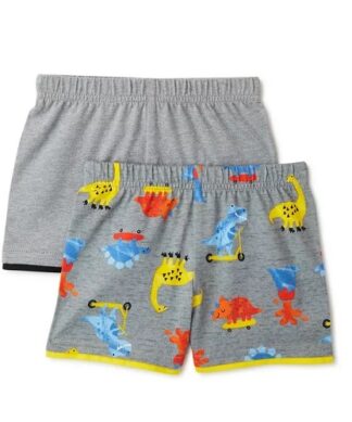 Garanimals Baby Boy Jersey Shorts 2 Packs - Dino