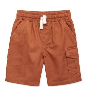 365 Kids Boys Solid Woven Shorts -  B.Brown