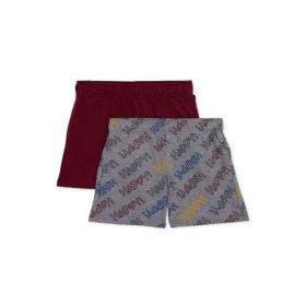 Garanimals Baby Boy Jersey Shorts 2 Packs - Grey Print