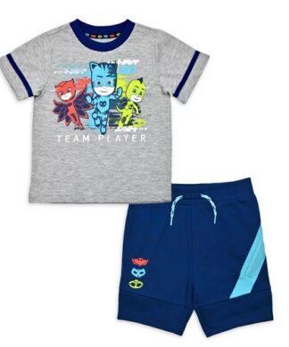 PJ Masks Baby Boys Graphic T-shirt Knit Shorts