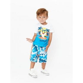 Baby Sharks Tee and Shorts Outfit Set for Baby Boys and Toddler Boys
