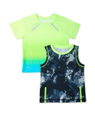 Athletic Works Baby Boys Tank and T-Shirts Set
