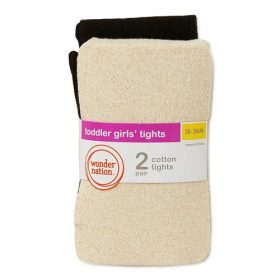 Wonder Nation Baby & Little Kids Knit Cotton Pop Socks - Black Gold