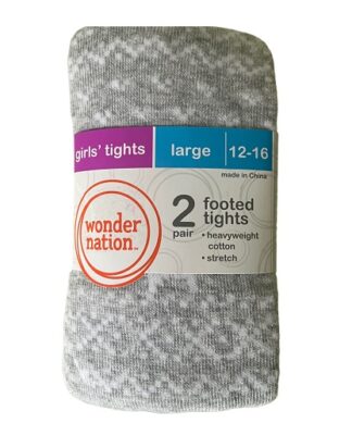 Wonder Nation Baby & Little Kids Knit Cotton Pop Socks - Grey