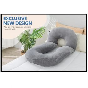 Bloom 2-in-1 Multi Functional Detachable Body Pillow for Pregnant Woman and Nursing Mums.