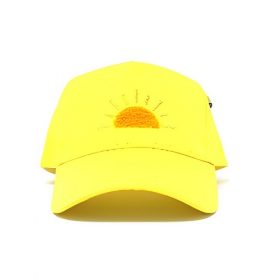 Brightstar Kids Hat / Face Cap - Yellow Sun - Size 4-6x