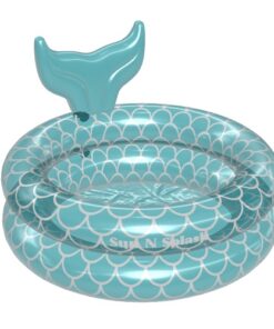 Sun & Splash Mermaid Inflatable Pool - Blue