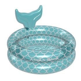 Sun & Splash Mermaid Inflatable Pool - Blue