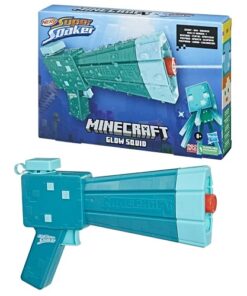 Nerf Super Soaker Minecraft Glow Squid Kids Toy