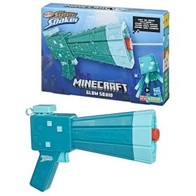 Nerf Super Soaker Minecraft Glow Squid Kids Toy