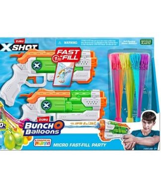 Bunch O Balloons Micro Fast Fill Party Balloon Water Gun- White