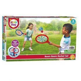 Play Day Beam Racket Game Red & Blue , 4 Pcs Outdoor Toy Set