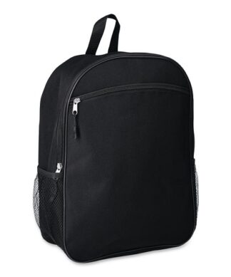 Wonder Nation  Unisex 16 Inches Basic Backpack School Bag - Black