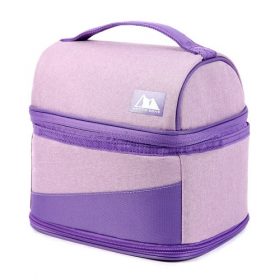 Artic Zone Expandable Lunch Box With Ice Pack - Purple