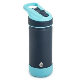 TAL Stainless Steel Rangler Straw Kids Water Bottle 18oz - Navy Blue
