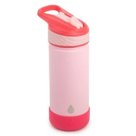 TAL Stainless Steel Rangler Straw Kids Water Bottle 18oz - Pink