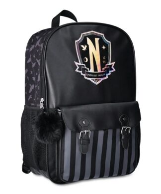 Wednesday Never More 17 Inches Backpack -School Bag