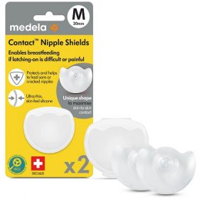 Medela Contact Nipple Shields 2 Pcs With Carrying Case