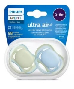 Philips Avent Ultra Air Baby Pacifier - Pastel Green Celestial