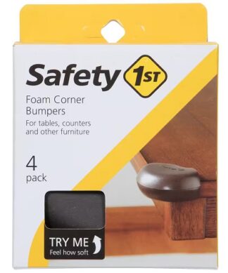 Safety 1st Espresso Foam Table Corner Guards /Bumpers