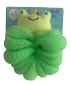 Magic Years Baby & Kids Bathing Sponge Pal - Green Frog