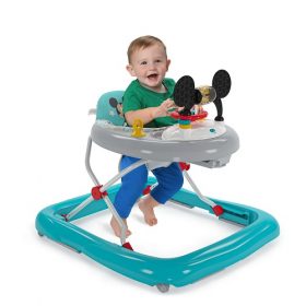 Disney Baby Mickey Mouse Original Bestie 2-In- 1 Infant Activity Walker - Bright Spark