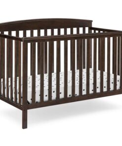 Delta Children Hanover 6-In-1 Convertibe Baby Crib Walnut Expresso