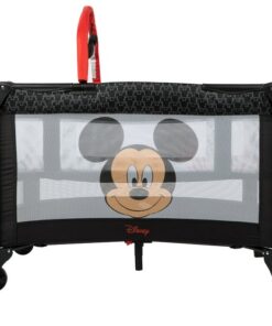 Disney Baby 3D Ultra Baby Play Yard With Bassinet & Toy Bar Peeking Mickey