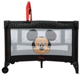 Disney Baby 3D Ultra Baby Play Yard With Bassinet & Toy Bar Peeking Mickey