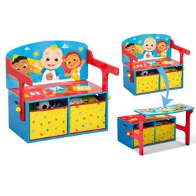 Cocomelon 2-in-1 Activity Bench & Desk By Delta Children