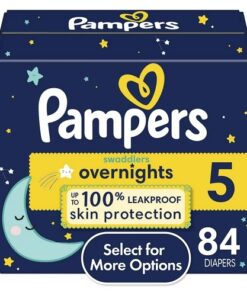Pampers Swaddlers Overnight Diapers Size 5 - 84 Count