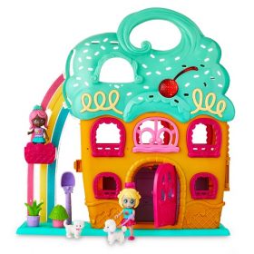 Kids Connection Folding Cupcake Doll House Playset With Light & Sound 41 Pcs