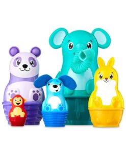 Sparks Create Imagine Stack & Nest Animal Toy Set 5 Nesting - 5 Stackable Cups