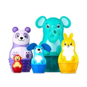 Sparks Create Imagine Stack & Nest Animal Toy Set 5 Nesting - 5 Stackable Cups