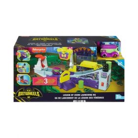 Fisher Price DC Batwheels Playset With Car Ramp & Launcher Launching HQ