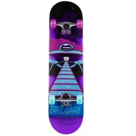 Tony Hawk 31" Post Card Metalic Beginner Standard Skateboard With 50mm Multi Colored Wheels For Kids
