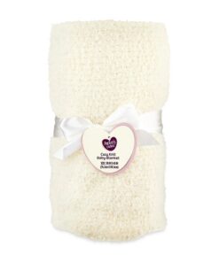 Parent's Choice Cable Knit Baby Blanket - White Ivory