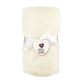 Parent's Choice Cable Knit Baby Blanket - White Ivory