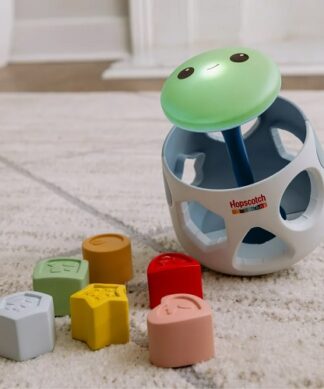 Hopscotch Lane Roll N Sort Turtle Light Up Shape Sorting Toy