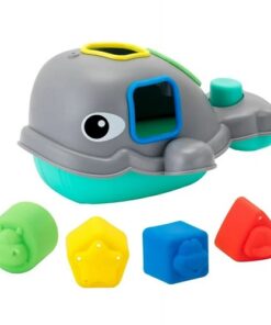Infantino Orca The Whale Shape Sorting Toy With Water Squirt Blowhole