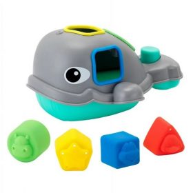 Infantino Orca The Whale Shape Sorting Toy With Water Squirt Blowhole