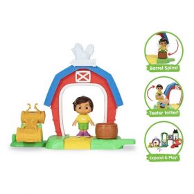 Cocomelon Fun Barn Playset , Include Nina Figure & Cocomelon Lane