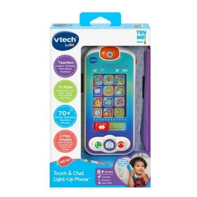 Vtech Touch & Chat Light Up Phone Musical Learning Play Cell Phone