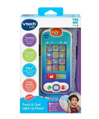 Vtech Touch & Chat Light Up Phone Musical Learning Play Cell Phone