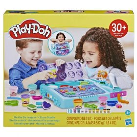 Play Doh On The Go Imagine & Store Studio Playset Wth Lights & Sound 3 Years+