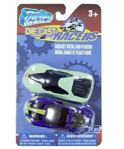Turbo Wheels Die Cast  Cars 2 -In -1 - Purple Green
