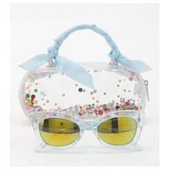 Wonder Nation Kids Cateye Sunglasses With Carrying Purse